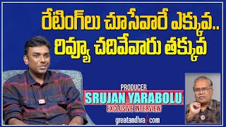 Exclusive Interview With Producer Srujan Yarabolu  35 Chinna Katha Kaadu  greatandhracom [upl. by Suivatal726]