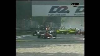 F1 Crashes Dutch commentary Olav Mol [upl. by Viridis324]