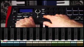 Novation  Controlling Reason 6 with the Impulse and Automap 44 [upl. by Enilraep]