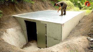 Man Builds a 5000 Underground Bunker in His Backyard  Full StepbyStep Guide by tehnolexa [upl. by Blane]