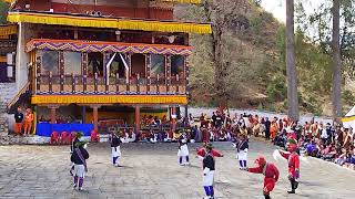 tshechufestival himalayanheritage spiritualjourney colorfultraditions chubizhey zheydance [upl. by Eednarb]