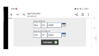 Age Calculator  How To Calculate Age From Date Of Birth 2024  Age Calculator Kemiti janiba Moraage [upl. by Aicitan488]