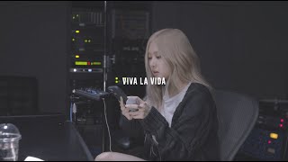 ROSÉ  Viva La Vida Coldplay Live Studio Cover [upl. by Dorene]