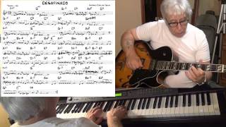 Desafinado  guitar amp piano jazz latin cover  Antonio Carlos Jobim  Yvan Jacques [upl. by Nail294]