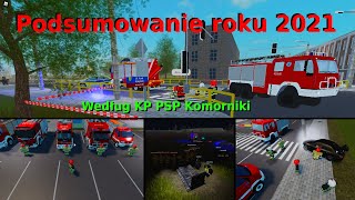 Podsumowanie roku 2021 w PSP Komorniki [upl. by Nimoynib]