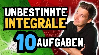 Berechne diese 10 UNBESTIMMTEN INTEGRALE  HOW TO MATHE ABI 2024 Integralrechnung [upl. by Yessak666]