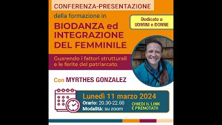 Conferenza Biodanza ed Integrazione del femminile [upl. by Carline320]