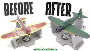 EDUARD ZERO 148 AIRCRAFT MODEL KIT AIRBRUSHING  Realistic preshading wAMMO Atom Acrylics [upl. by Graf]