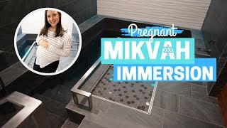 WHAT IS A MIKVAH Visit the Mikvah with Me  9th Month of Pregnancy Immersion [upl. by Yggam247]