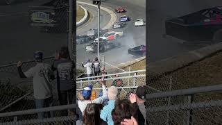 Caraway Speedway 602 Modifieds Stack ‘Em Up At The Start [upl. by Butch]