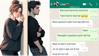 Boyfriend amp Girlfriend Flight Relationship Chatting 💔 [upl. by Asenev197]