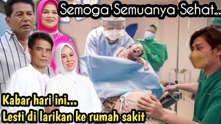 LESTI MELAHIRKAN Kabar lesti pagi ini😬 Terlihat Rizky billar menemani istrinya🤗 ibu amp anaknya sehat [upl. by Arytal]