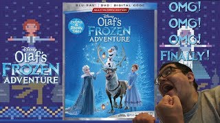 Its Finally Here The Olafs Frozen Adventure BluRay Combo Pack Unboxing and First Impressions [upl. by Wescott138]