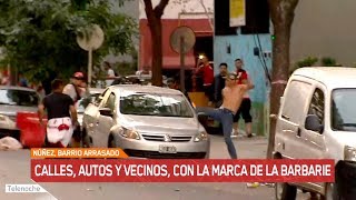 Así la barra brava de River destrozaba todo en la final que no fue entre Boca  River [upl. by Cary24]