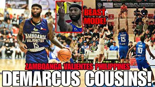 DEMARCUS COUSINS DEBUT GAME IN THE PHILIPPINES  Finals Zamboanga Valientes vs Macau Black Bears [upl. by Broome]