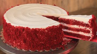 Red Velvet Cake without Oven Recipe By Chef Hafsa [upl. by Ayihsa]