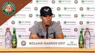 Rafael Nadal  Press Conference After SemiFinal 2017  RolandGarros [upl. by Schuman]