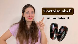 Two simple ways to create tortoise shell design [upl. by Akinuahs684]