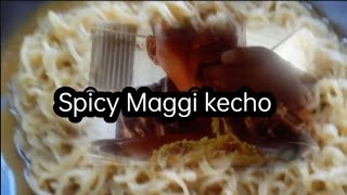 Spicy Maggi kecho 🌶️🌶️🍜🍜 [upl. by Acessej]