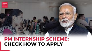 PM Internship Scheme Check how to apply eligibility and registration process [upl. by Wehttam688]