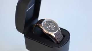 Emporio Armani watches AR5890 FULL HD VIDEO  HOW TO SPOT FAKE REVIEW PRICE SPORT CLASSIC WATCH [upl. by Yahc]