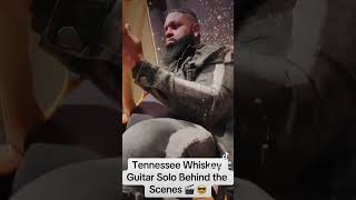 Tennessee Whisky Guitar solo behind the scenes [upl. by Sucramej858]