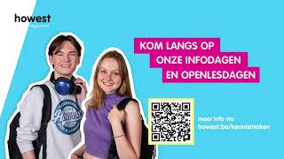 Howest  welkom op onze infodagen en openlesdagen [upl. by Eidnac]