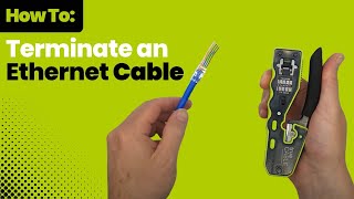 How To Terminate an Unshielded Cat66A RJ45 Plug [upl. by Male503]