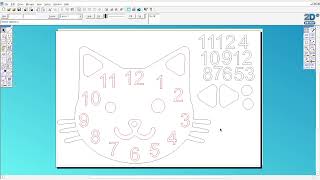 2D Design Clock Tutorial [upl. by Kerrison609]