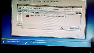 hard drive failed to format when installing windows  Repaired PART 1 [upl. by Lusar]