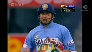 Sachin Tendulkar 72 off 27 Balls vs New Zealand Cricket Max International 2002 [upl. by Eolande]