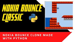 Nokia Bounce clone made with python and pygame shorts short [upl. by Walliw]