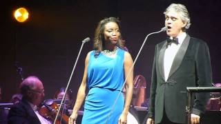 Andrea Bocelli and Heather Headley LIVE in concert Vivo Per Lei [upl. by Puett]