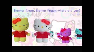 Hello kitty finger family [upl. by Darce]