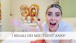 I MIEI REGALI DI COMPLEANNO  TRENTANNI E NON SENTIRLI [upl. by Kcirdlek340]