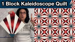 💥 KALEIDOSCOPE Quilt Block Tutorial  Controlled Stitch amp Flip [upl. by Hagood]