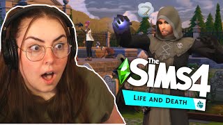 THE SIMS 4 LIFE AND DEATH TRAILER REACTION [upl. by Assirak]