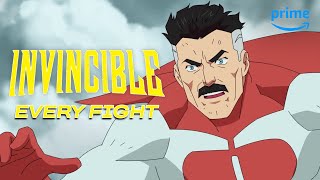 Every Single Fight Scene From Season 1  Invincible  Prime Video [upl. by Eseret19]