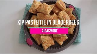 DIT RECEPT KOST JE 5€ KIPPASTEI IN BLADERDEEG AIDA SMORE SURINAAMS KOKEN [upl. by Gilud687]