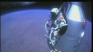 euronews science  Felix Baumgartner devient le Premier homme à franchir le mur du son en chute libre [upl. by Vacla]