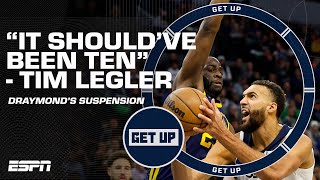 Here’s why it should have been 10 👀  Tim Legler on Draymond’s 5game suspension  Get Up [upl. by Pearl648]