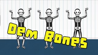 Dem Bones Dem Bones  Skeleton Song [upl. by Ariajay]