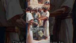 Did Jesus Really Turn Water into Wine biblestories jesus miracles [upl. by April]