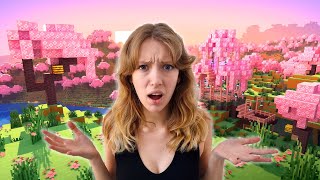 There are pink trees in Minecraft [upl. by Nahgeem]