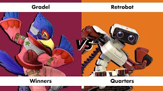 WTT 133 Gradel Falco vs Retrobot ROB  Smash Ultimate  SSBU [upl. by Las]