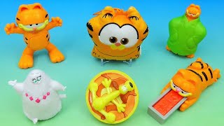 2024 THE GARFIELD MOVIE set of 6 BURGER KING COLLECTIBLES VIDEO REVIEW [upl. by Nereids897]