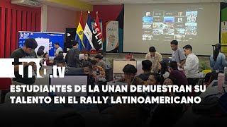 Jóvenes de diferentes carreras de la UNAN participan del Rally Latinoamericano 2024 [upl. by Orelle]