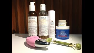 Kiehls  Jade Roller  Face Massage  MJ Castillo [upl. by Ahsinwad]