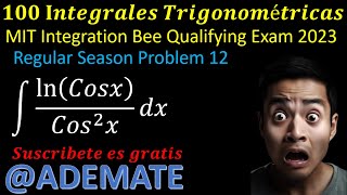 INTEGRAL TRIGONOMÉTRICA EJEMPLO 35 integral de lnCosxCos2xdx [upl. by Frazier93]