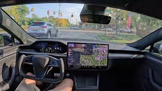 Tesla V12515 Full Self Driving Hands free [upl. by Luther906]